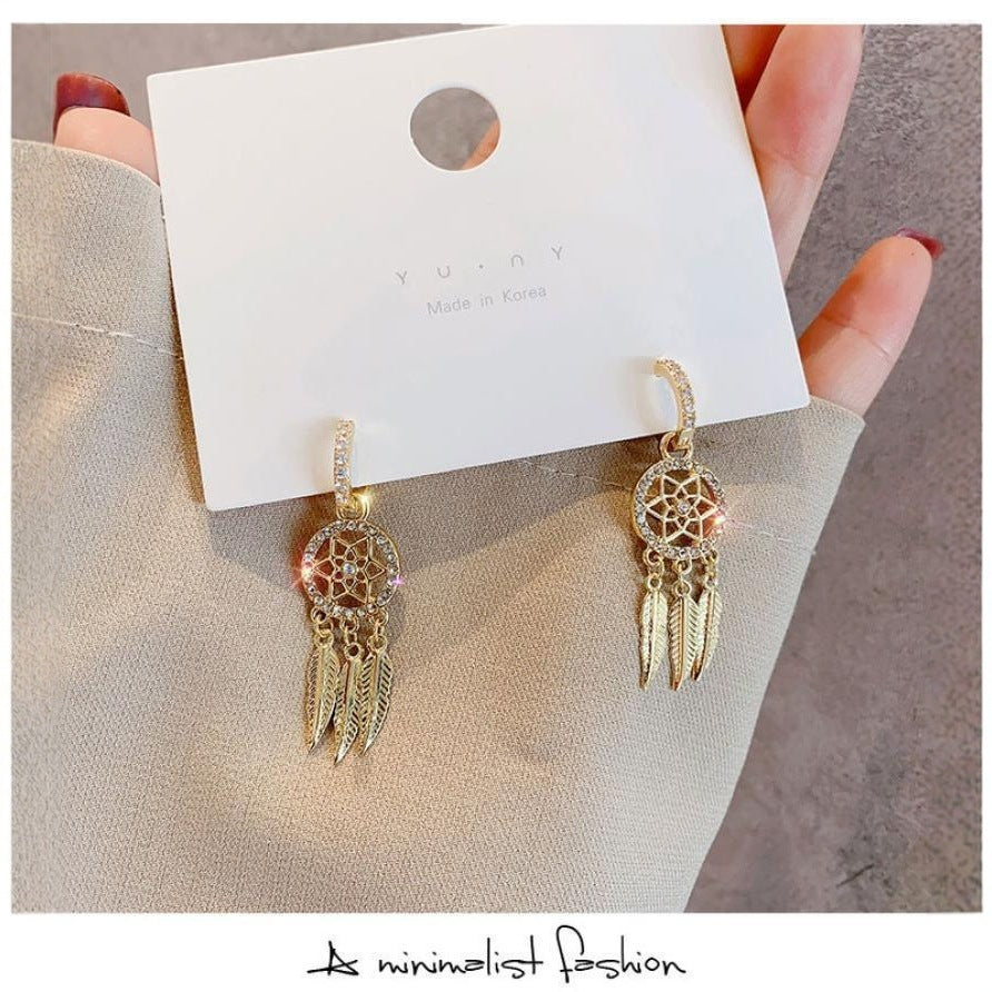 Tassel Earrings With Diamond Super Unique Design Earrings
