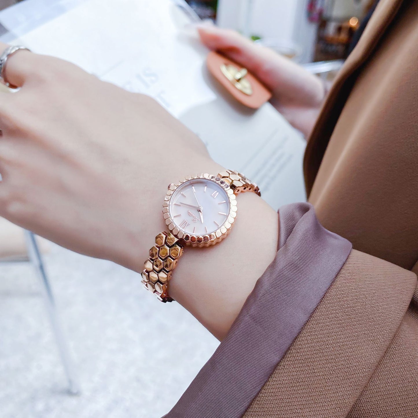 Fashion Quartz Rose Gold Small Watch