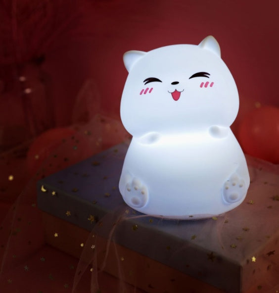 Creative Fat Cat Pat Light Bedroom Atmosphere Light Bedside Sleeping Gift
