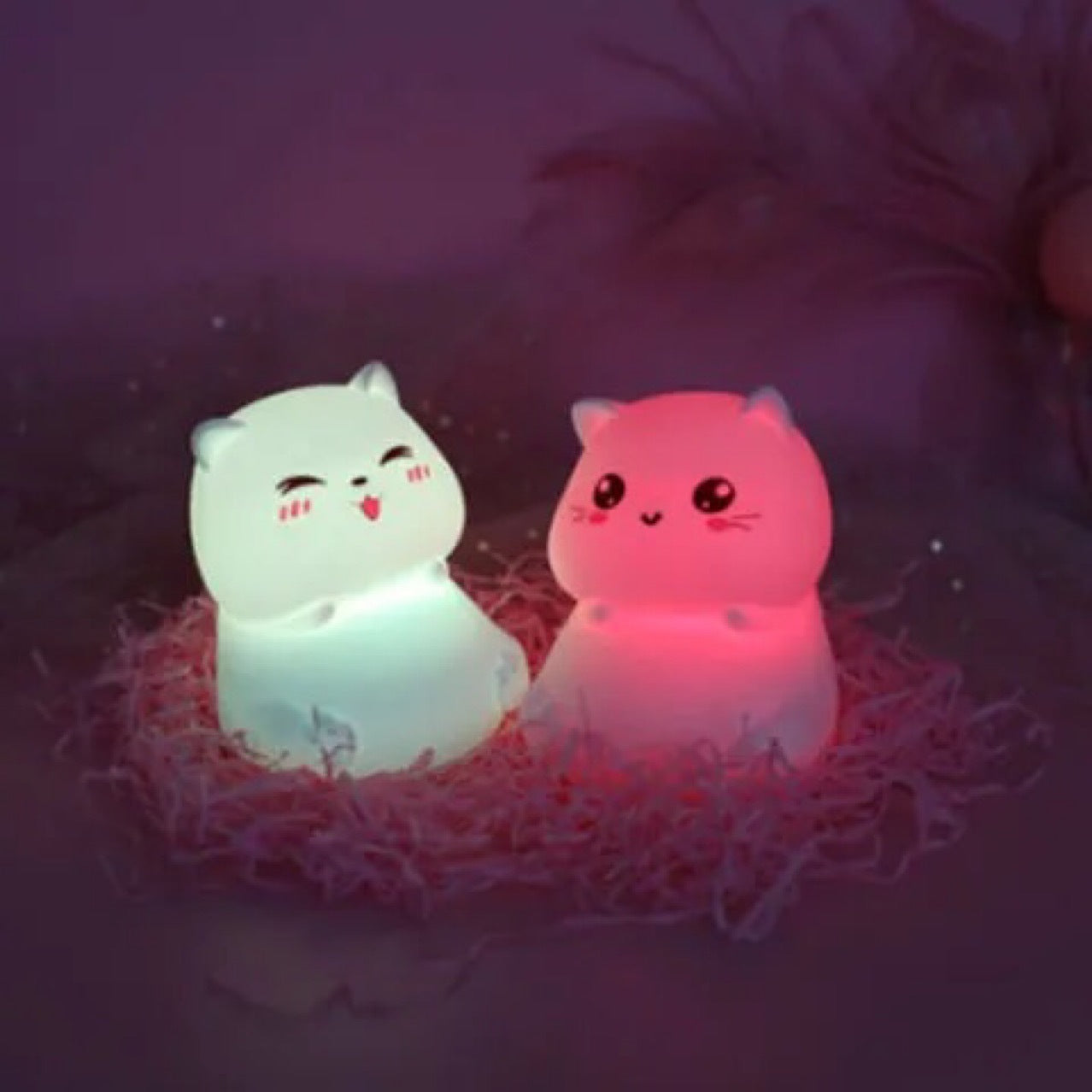 Creative Fat Cat Pat Light Bedroom Atmosphere Light Bedside Sleeping Gift