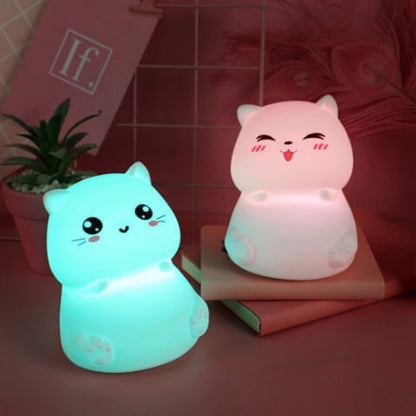 Creative Fat Cat Pat Light Bedroom Atmosphere Light Bedside Sleeping Gift
