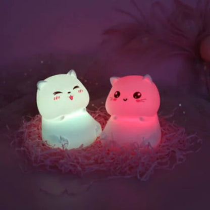 Creative Fat Cat Pat Light Bedroom Atmosphere Light Bedside Sleeping Gift